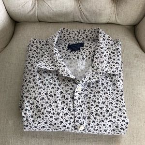 SLIM FIT ZARA MAN FLORAL BUTTON UP